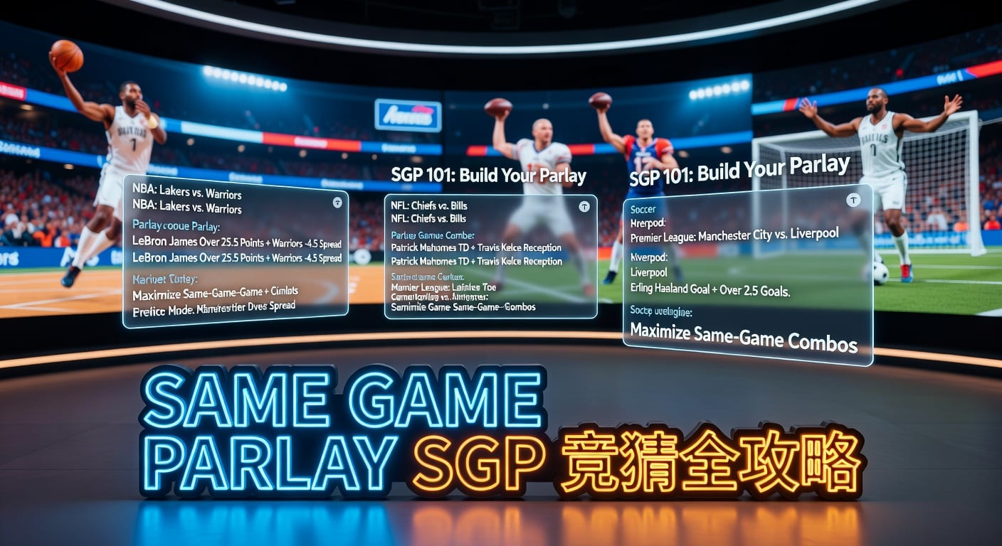 same game parlay SGP 详解：组合玩法与投注技巧